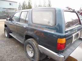 1995 TOYOTA 4RUNNER SR5 GREEN 3.0L AT 2WD Z18075